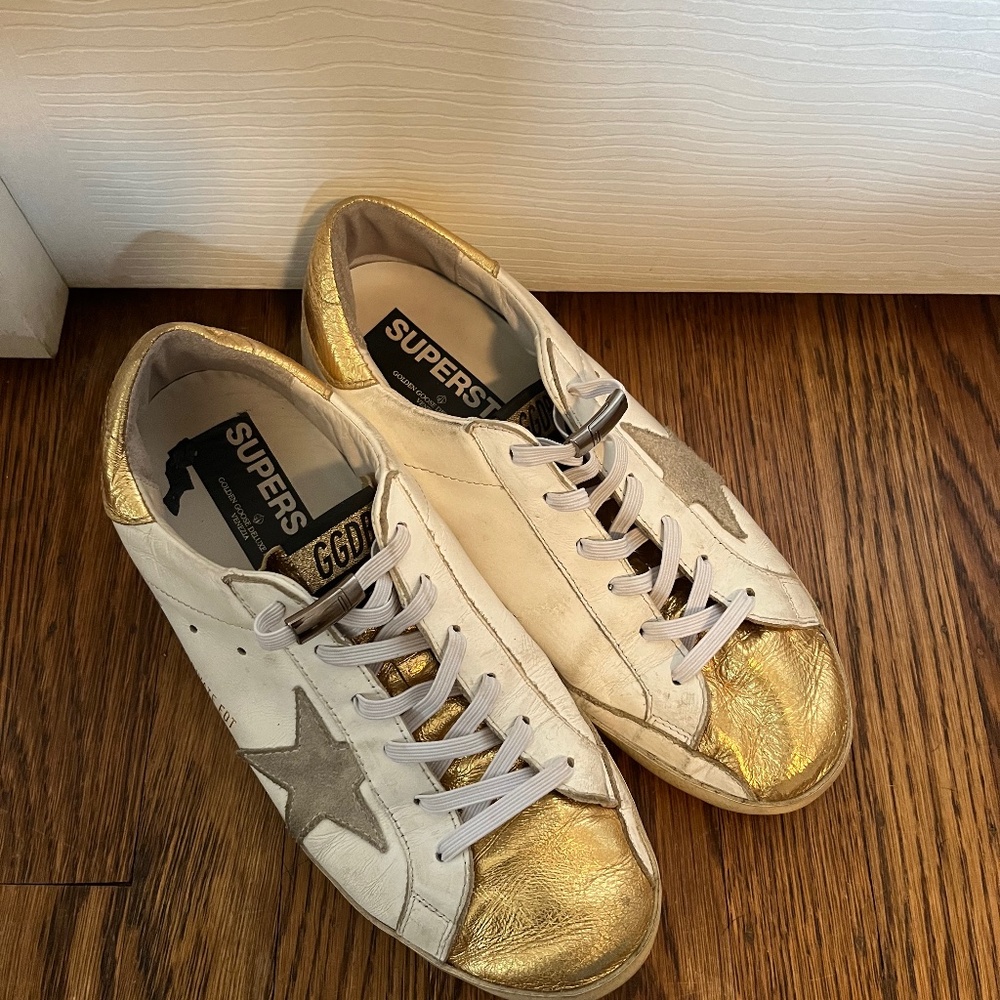 Golden Goose Superstars Metallic Bicolor